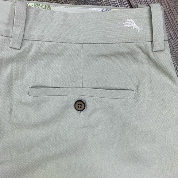 SOLD Tommy Bahama St. Thomas Pleated Silk Pants - Picture 3 of 8